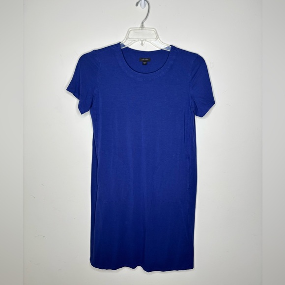 J. Jill Wearever Collection Blue Soft T-Shirt Dress Short Sleeve Small BNC4 - Picture 1 of 6